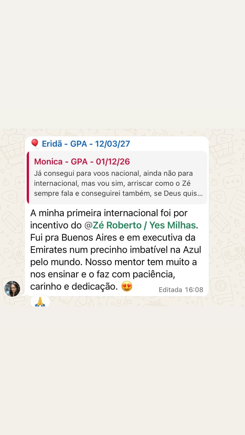 Mensagem de Monica